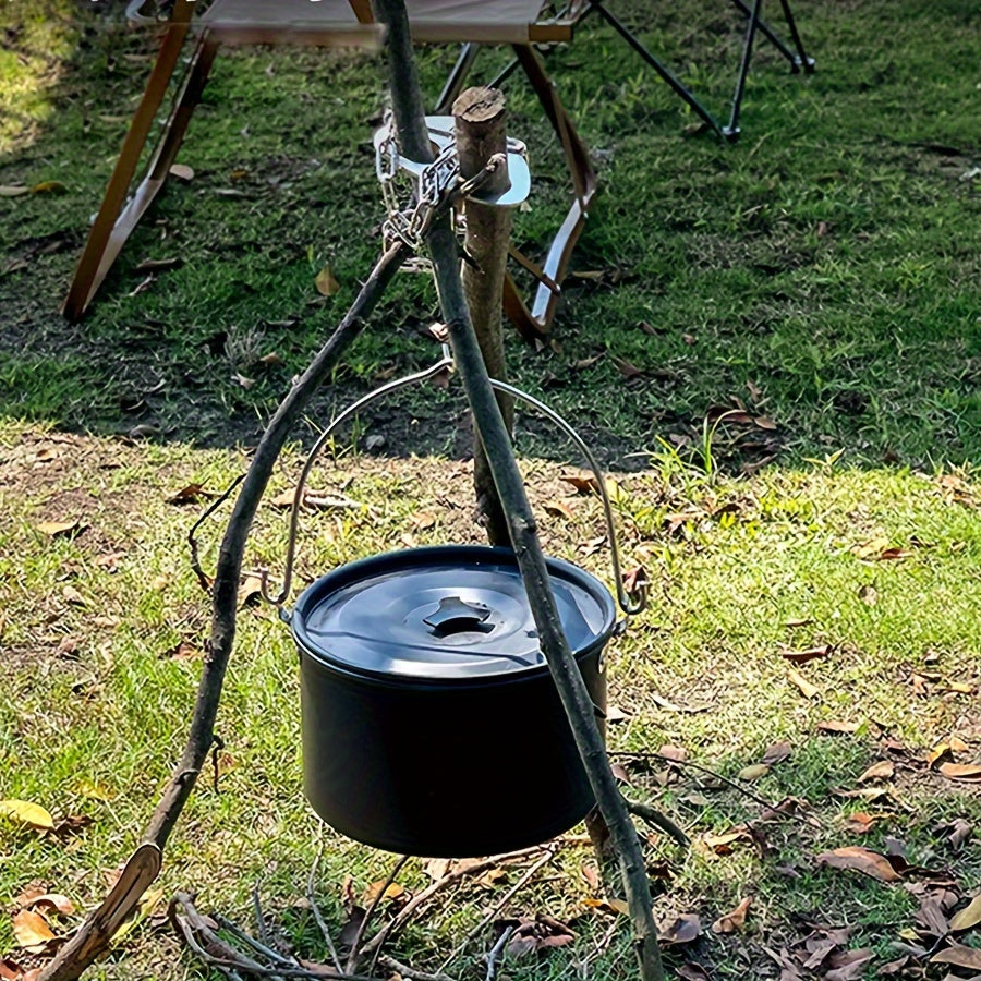 Portable Hanging Pot Holder Stainless Steel Bracket Camping