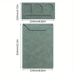 A4 Faux Leather Magnetic Board Clip