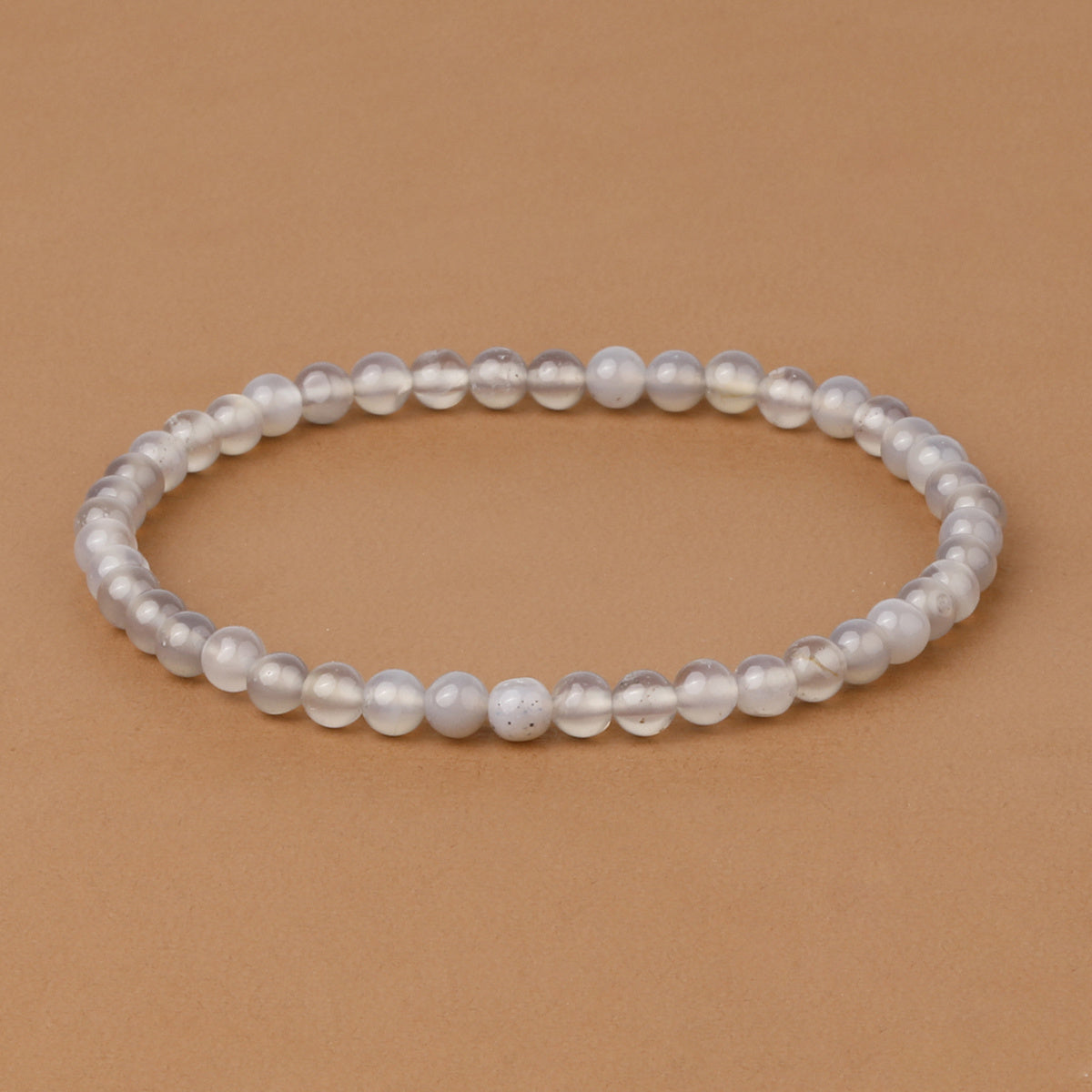 4mm Natural Stone Energy Bracelet Stackable Yoga Healing Beaded Bracelet Gift