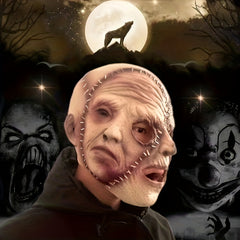 Halloween Three-faced Ghost Headgear Masquerade Mask