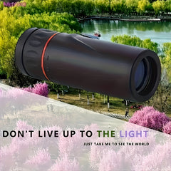 Pocket Monocular 10X Magnification Single Tube Telescope for Travel Concerts
