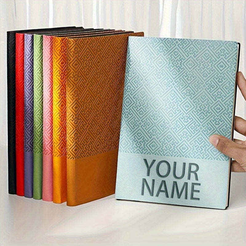 Personalized A5 Soft Faux Leather Notebook