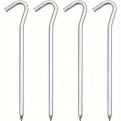 64pcs Aluminum Tent Stakes Pegs With Hook Lightweight Canopy Stakes Pegs
