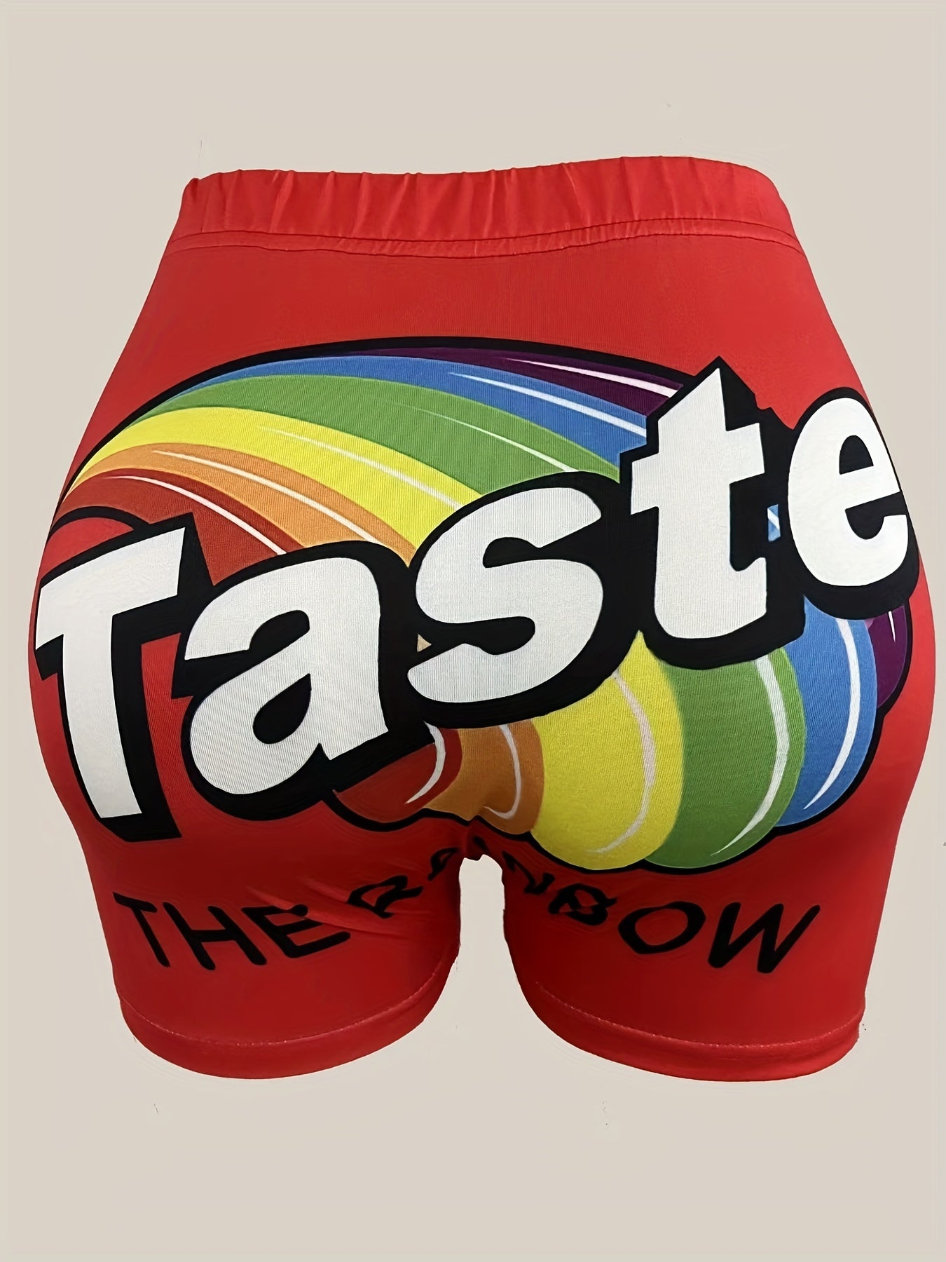  Funny Shorts Women's Plus Art Letter & Graphic Print