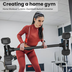 Dumbbell to Barbell Converter for 90 KG Sets
