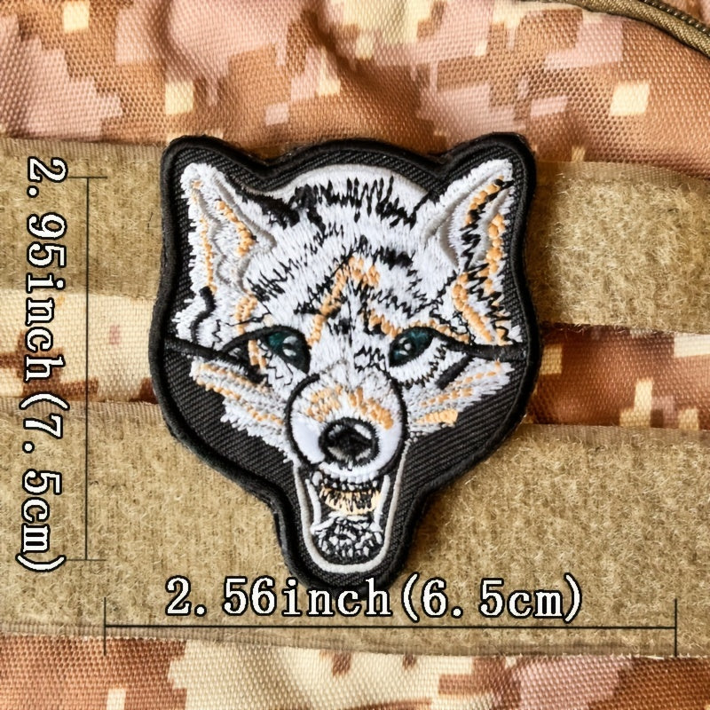 Wild Animal Embroidered Applique Patch Iron On Sew On Patches For Clothes