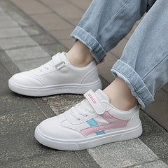 Unisex Kid's Skate Shoes Non Slip Casual Lace Up Sneakers