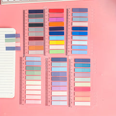 6 Types PET Sticky Notes Label Paper 200 Index Stickers Each 1200 Total
