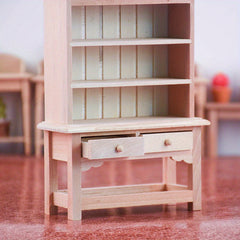 Dollhouse Wooden Furniture Display Shelf Bookcase Model