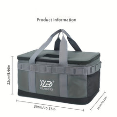 Camping Storage Bag Portable Picnic Set Insulated Outdoor Ice Pack