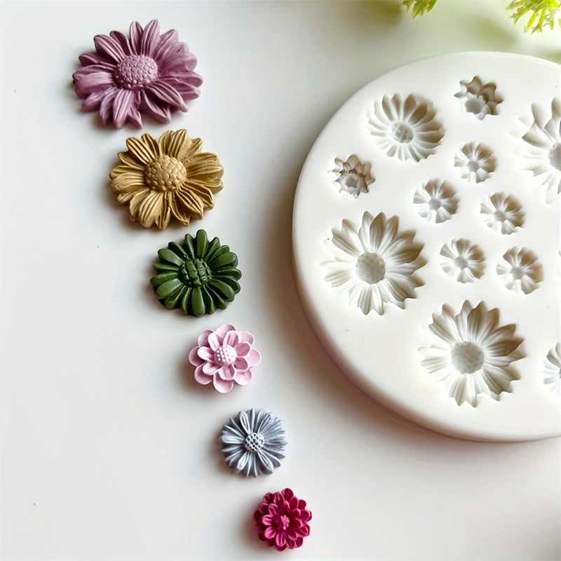 Silicone Flower Mould for DIY Earring Pendants
