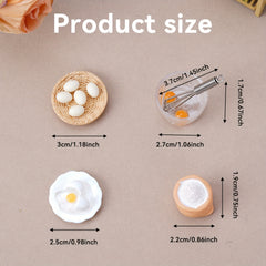 Baking Props Set for DIY Dollhouse Decoration Projects