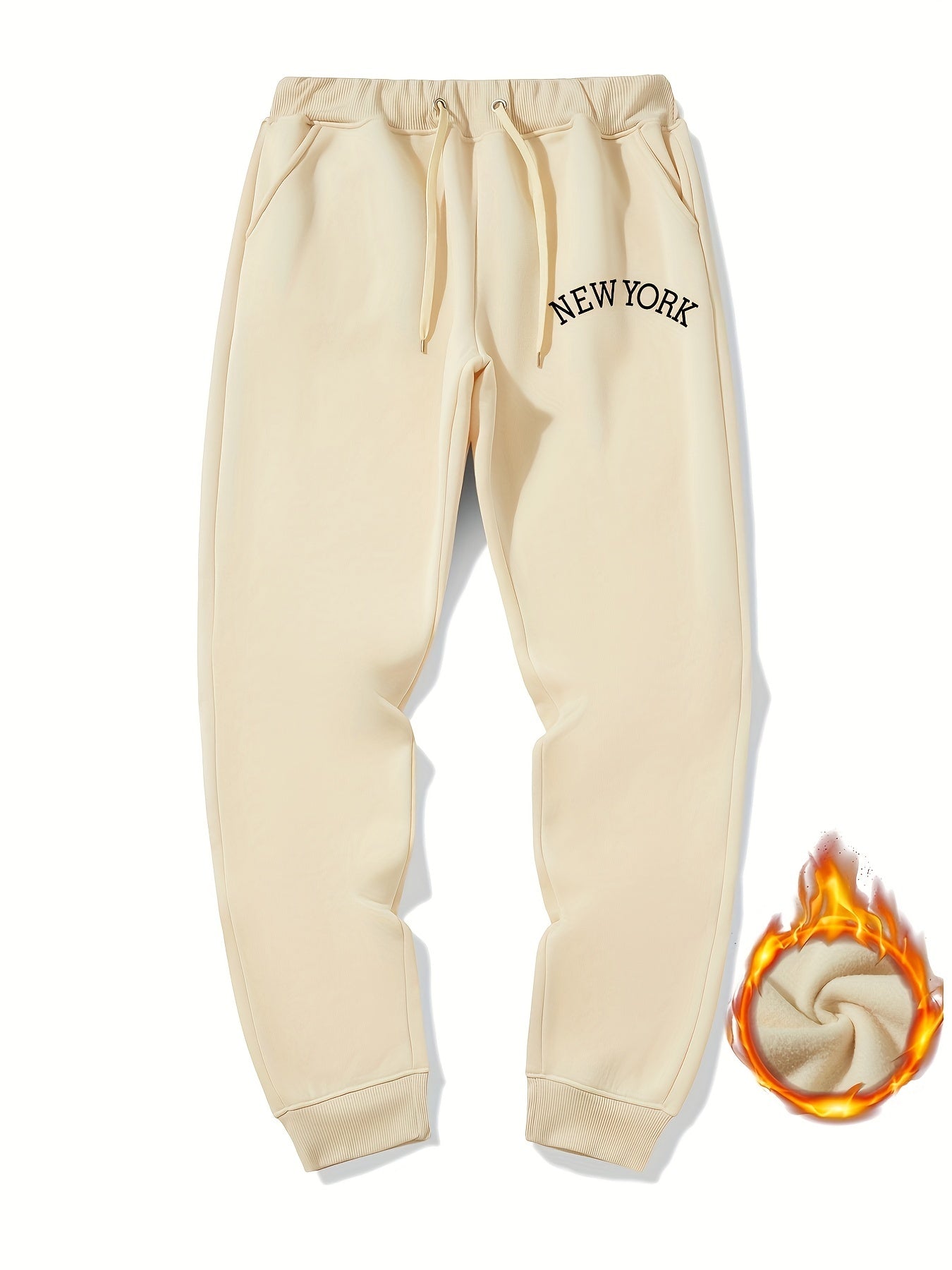 York Graphic Drawstring Joggers Men's Sweatpants