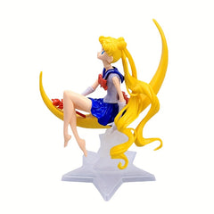 Magical Girl Models Anime Character Figurines Home And Car Decorations