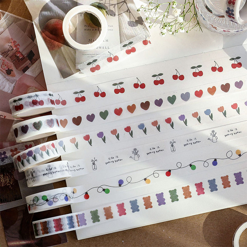 1pc Cartoon Pattern Tape - Random Design