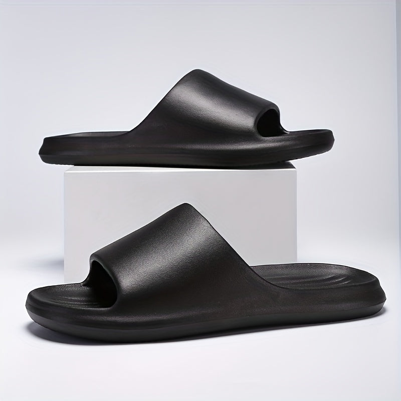 Men's Lightweight Non Slip Open Toe Quick Drying Slides