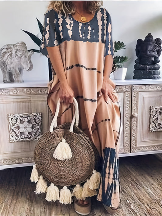  Tie Dye Maxi Dress
