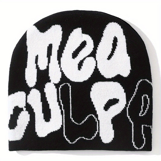 Unisex Hip Hop Knit Beanie Cap Men's Candy Y2K Thermal Hat