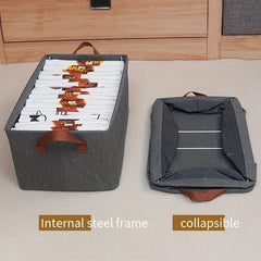Fabric Storage Bins with Steel Frame - Closet Organizers