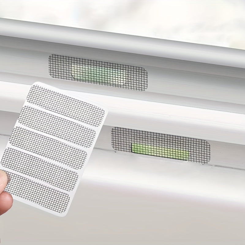 Mosquito Repellent Patches Kit w/ Grid Repair Stickers & Drainage Hole