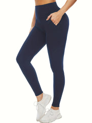 3pcs High Waisted Leggings with Pockets Tummy Control Workout Yoga Pants