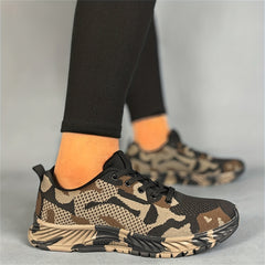 Men's Camo Training Shoes Breathable Lightweight Casual Shoes Soft Sole