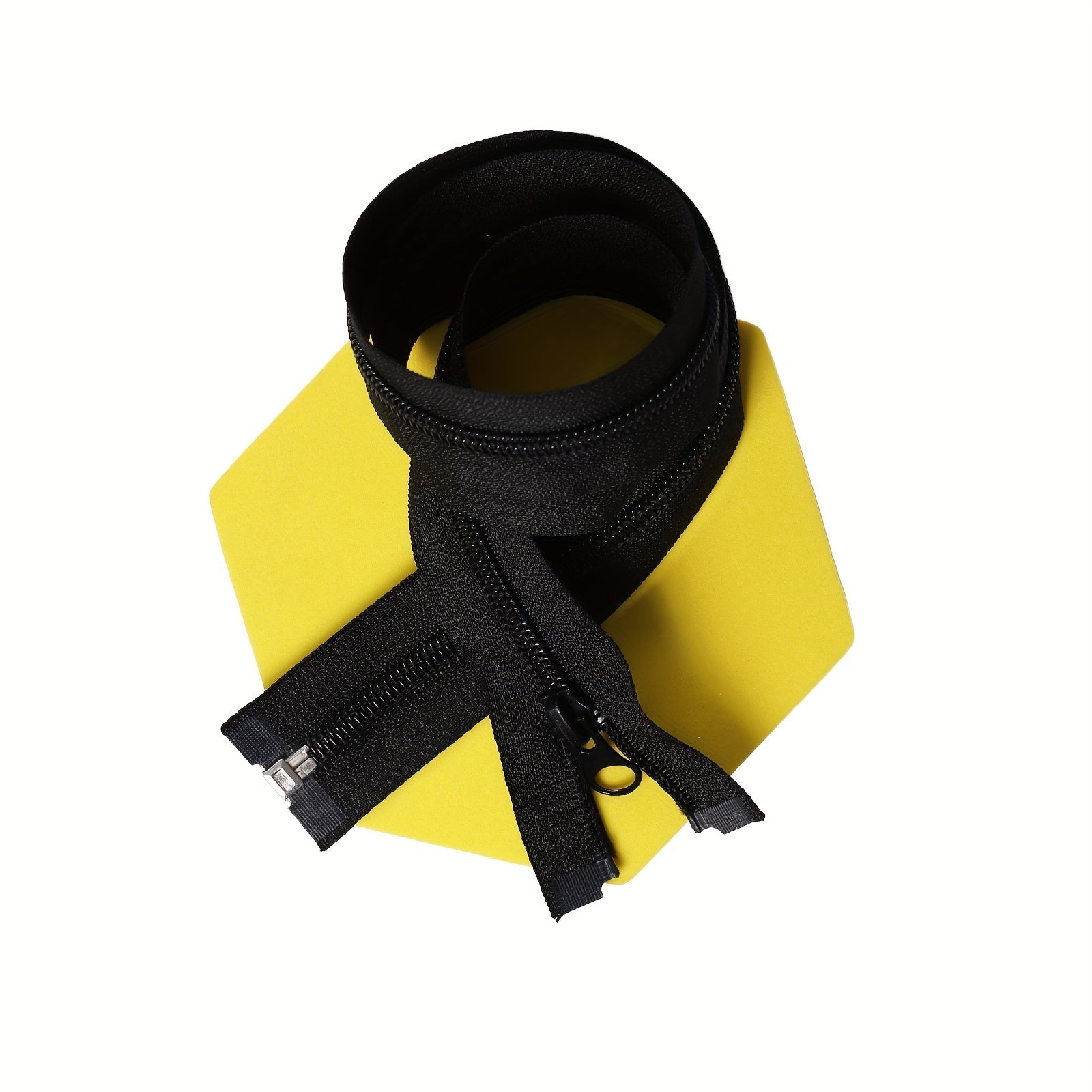 No 5 Nylon Zipper Half Round Head Open Tail Insert Coat Zipper