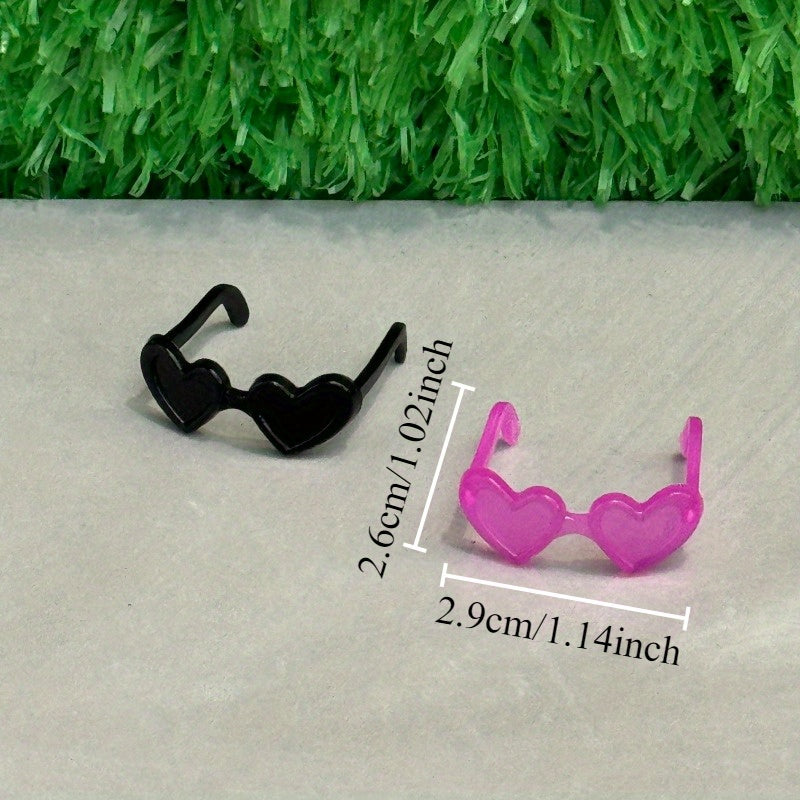 Dollhouse Mini Glasses Decorative Accessories Various Glasses DIY Decorations