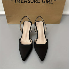 Women's Slingback Stiletto Heels Ankle Strap Sandals Dress Shoes