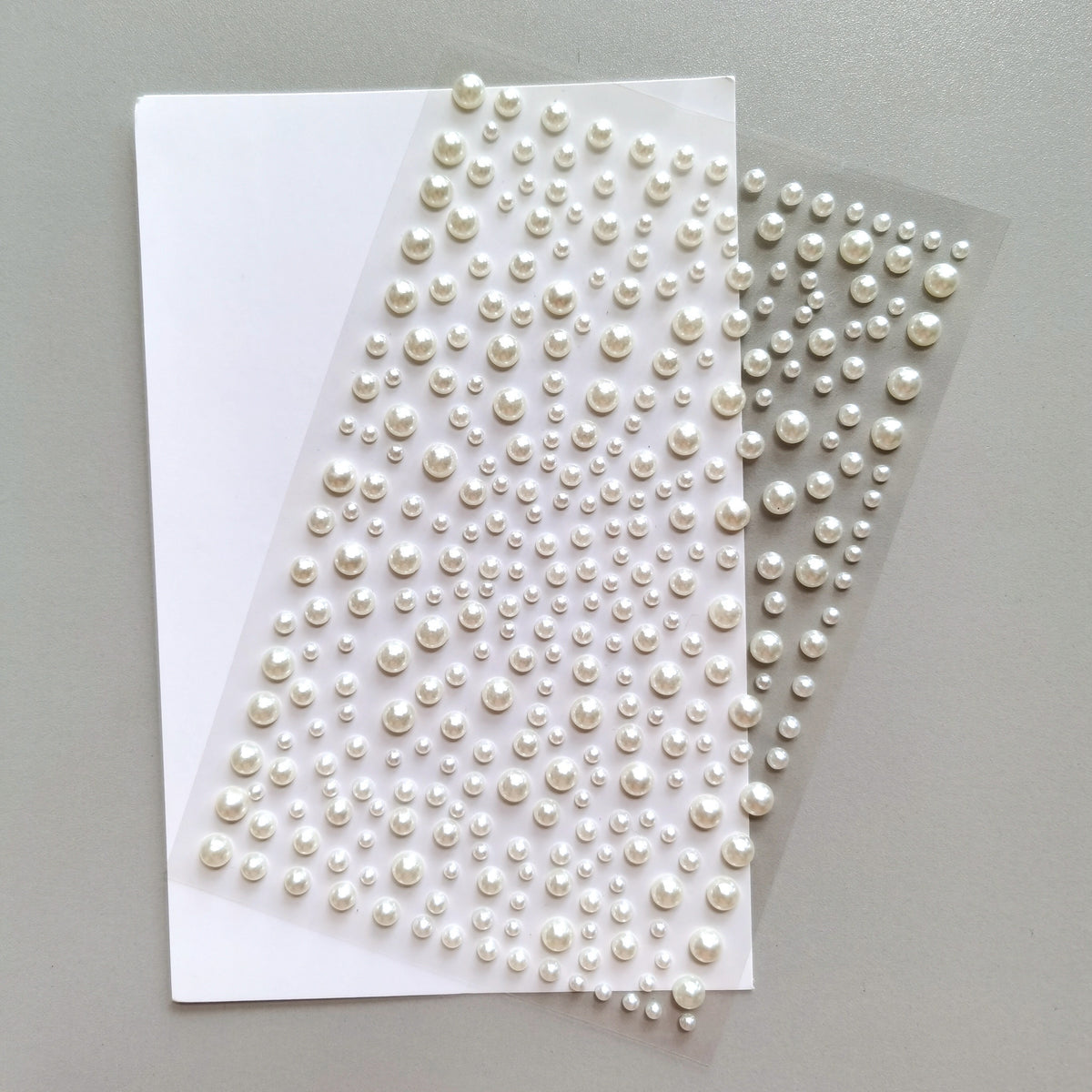 Flat Back Pearl Stickers Self Adhesive for Beauty Makeup Nail Art Phone DIY