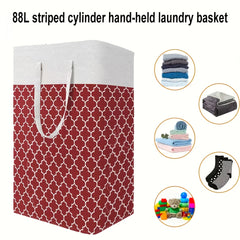 2pcs Large Folding Storage Bins with Handles for Clothes Quilts Toys