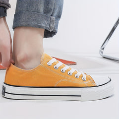 Men's Low Top Canvas Shoes Spring Summer