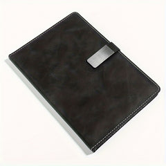Soft Faux Leather Notebook with Buckle for Home Office and Study Room