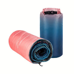 Fluffy Camping Blanket Gradient Picnic Mat Warm Blanket Outdoor Travel