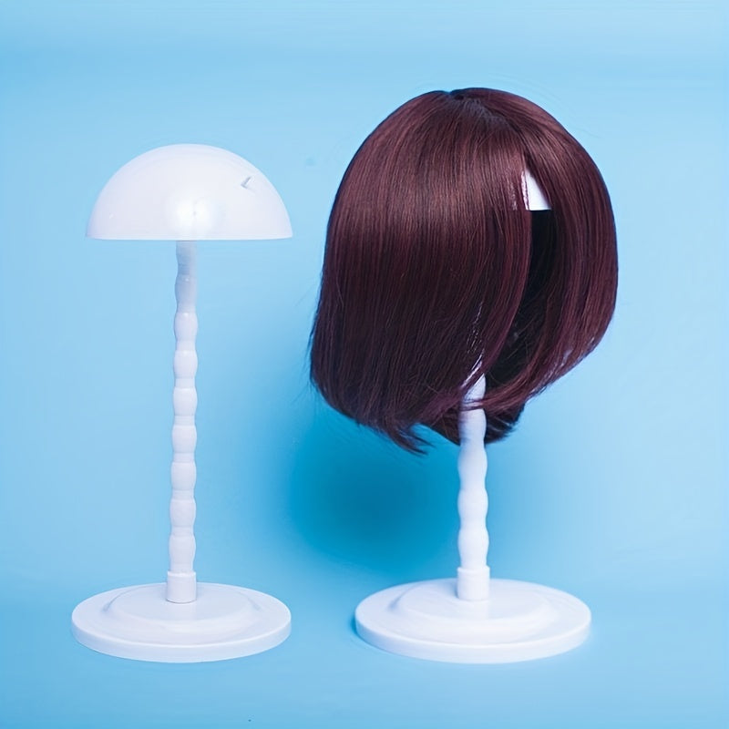 Wig & Hat Display Stands Mushroom Bracket Plastic Portable