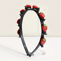 Strawberry Hair Band For Braids - Cute Head Hoop for Women & Girls