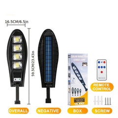 10000W 168LED Solar Street Light Outdoor Waterproof LED For Garden Wall
