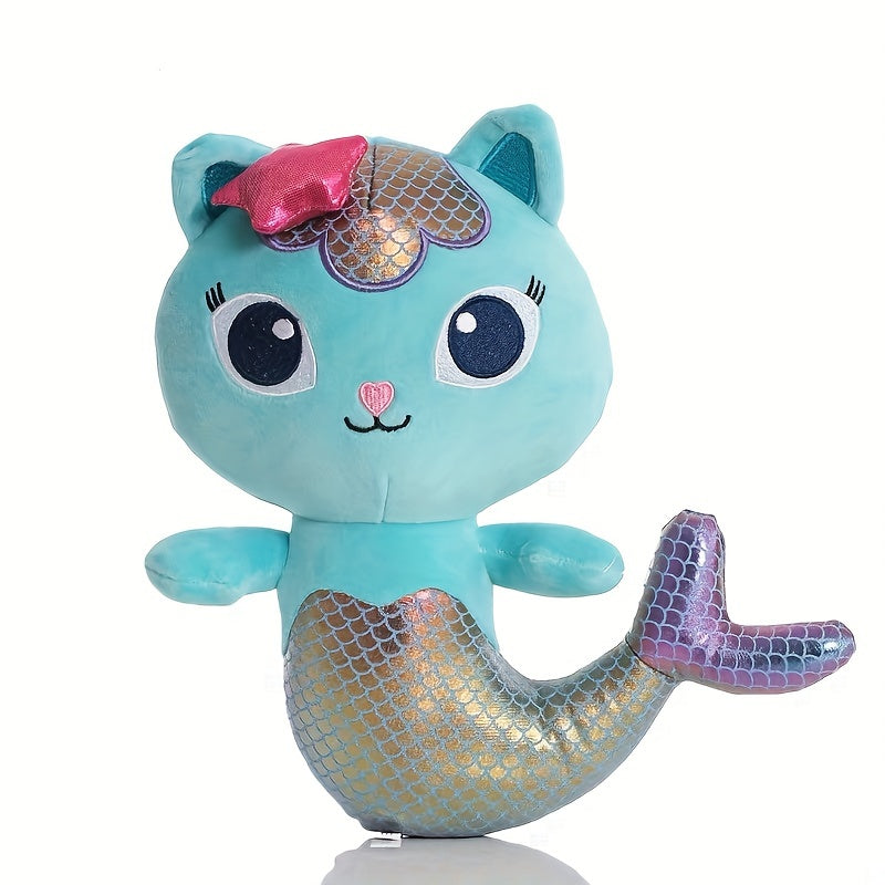 Cartoon Flower Fairy Kitten Doll House Game Mermaid Cat Plush Doll Party Favors