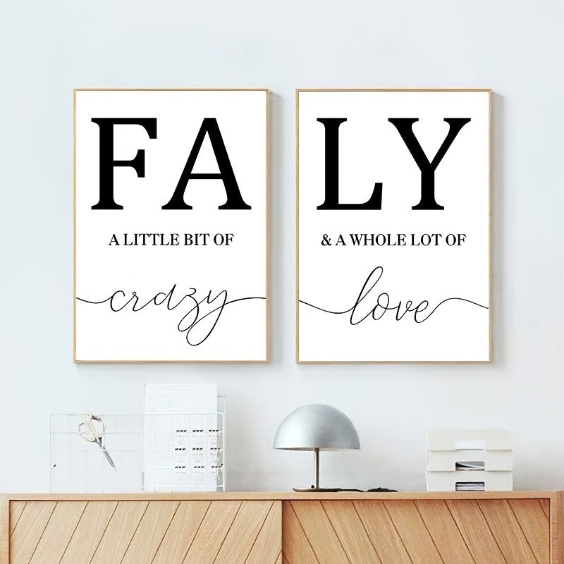 3pcs Family Wall Poster Canvas Painting