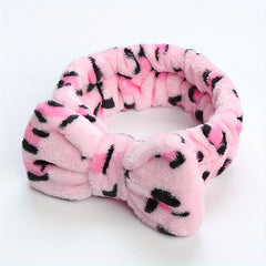 Plush Headband Wash Face Coral Fleece Head Hoop Women's Hair Accessories