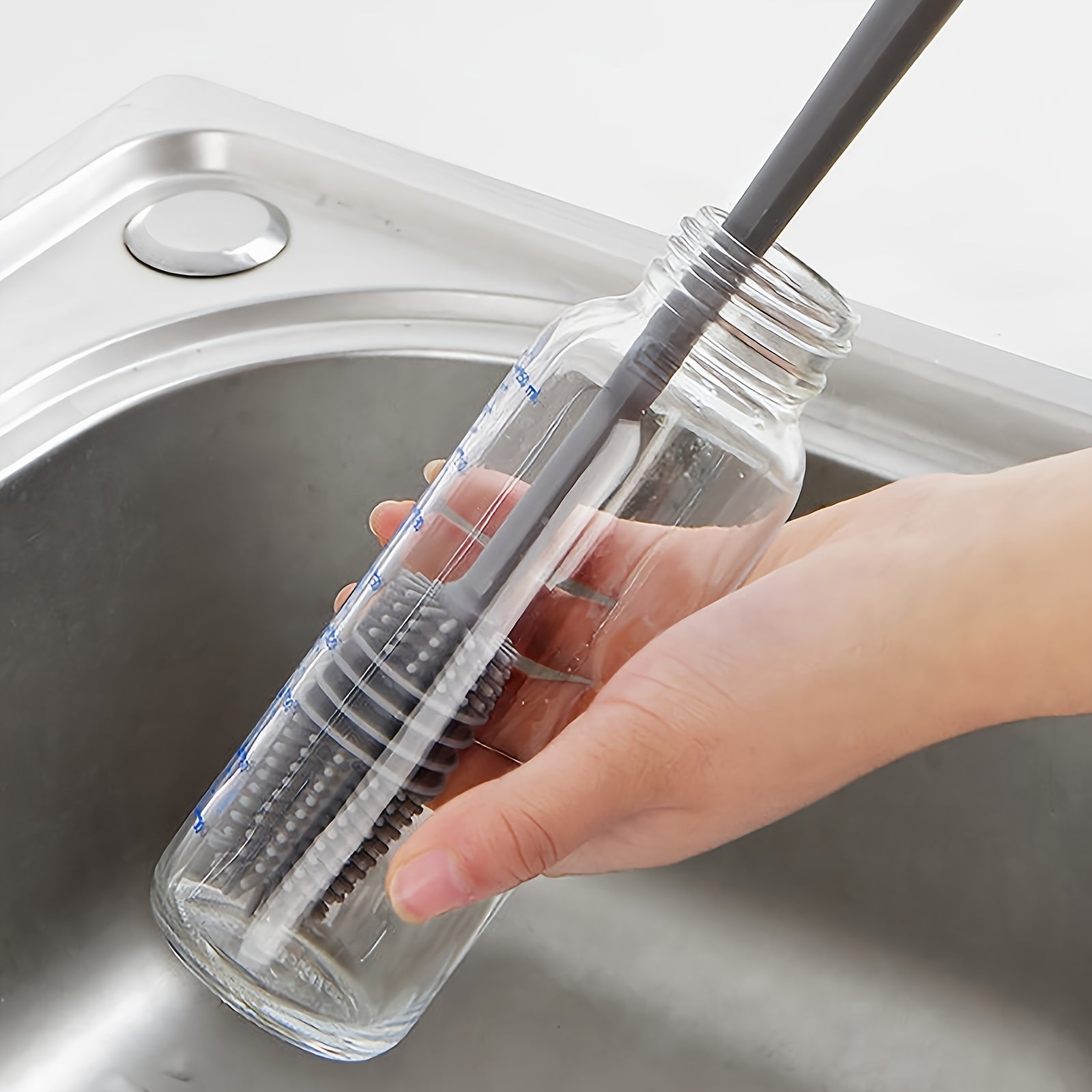 Long Handle Bottle Cleaning Brush for Water Bottles Goblet Cup
