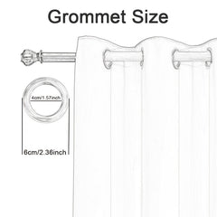 Stylish Solid Curtain for Sliding Doors and Balconies - Home Decor