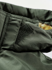 Men's Cargo Jacket Warm Coats Fleece Lined Military Jackets with Hood