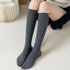 3 Pairs Cozy Over The Knee Socks Women's Stockings