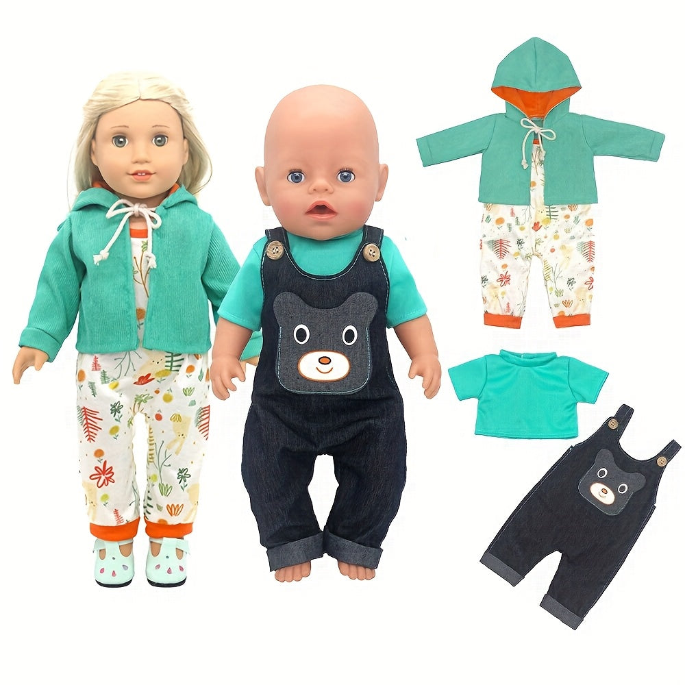 17" 18" Doll Clothes 43 Doll Clothing Outfit Set