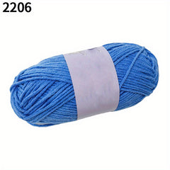 Soft Cotton Acrylic Blend Yarn 2mm for DIY Hats Scarves Coats
