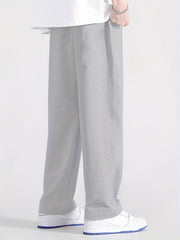 Clover Graphic Print Men's Sweatpants with Drawstring Jogger Pants