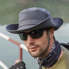 Outdoor Sun Hat Mountaineering Hat Breathable UV Protection Bucket Hat