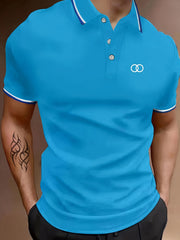Men's Golf Short Sleeve Shirt Sports Top Breathable for Workout