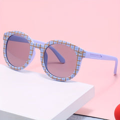 Grid Pattern Children's Sunglasses UV 400